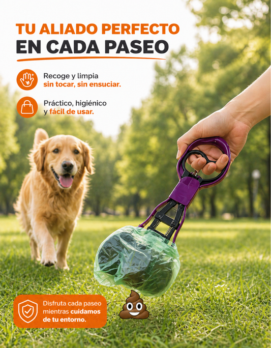 PALA recogedora de Excremento con BOLSAS