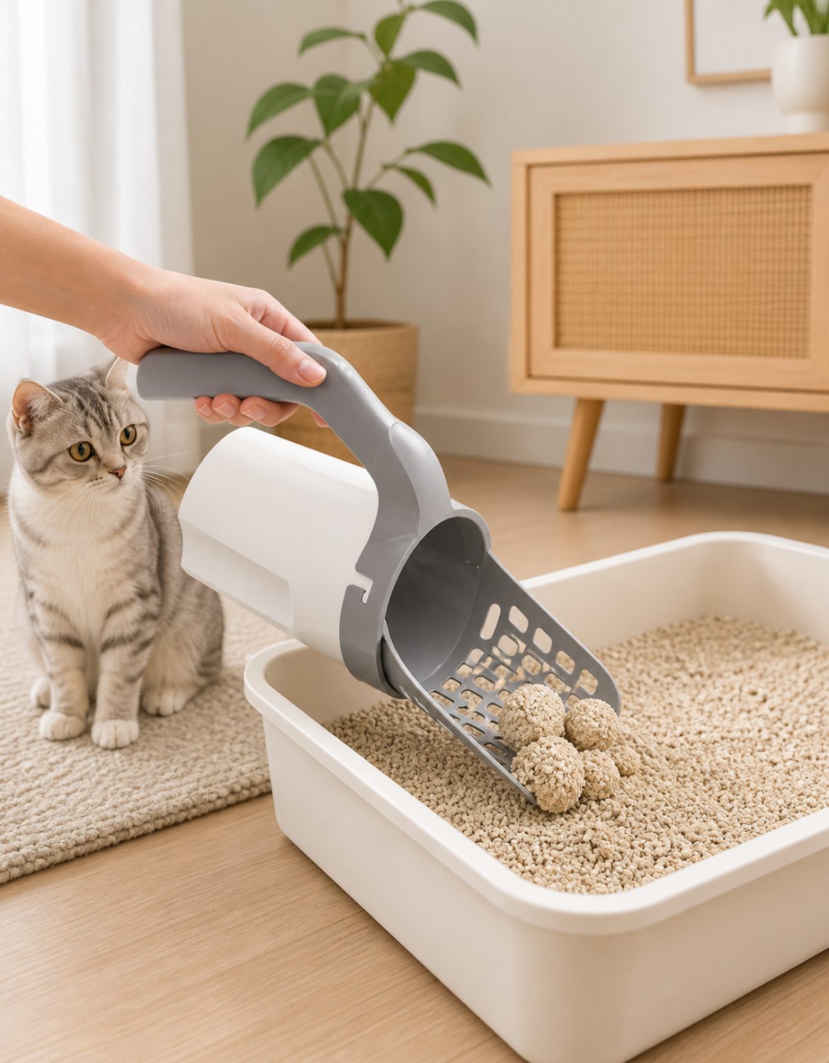 Pala recoge excremento ARENERO gato