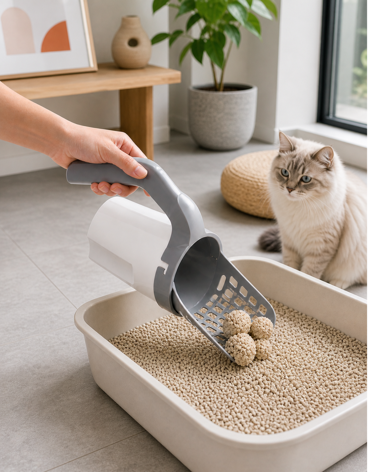 Pala recoge excremento ARENERO gato