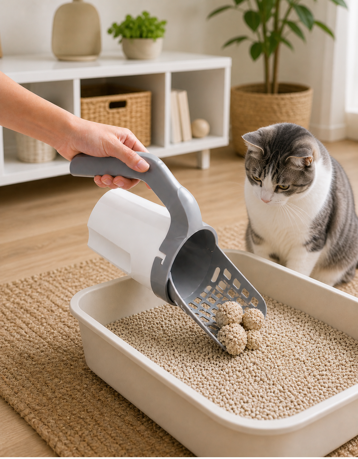 Pala recoge excremento ARENERO gato