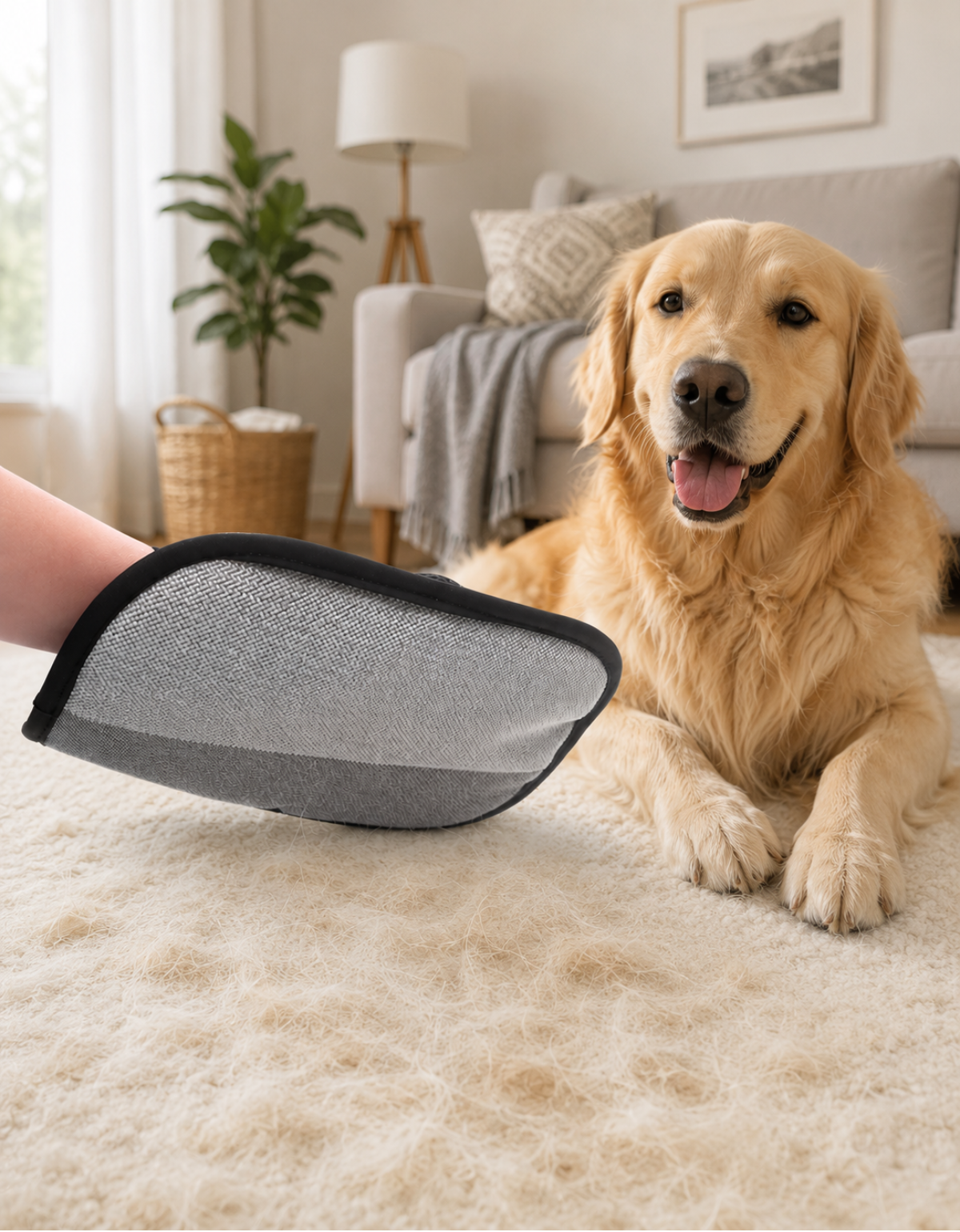 GUANTE quita PELUSAS para muebles SILLONES CAMAS